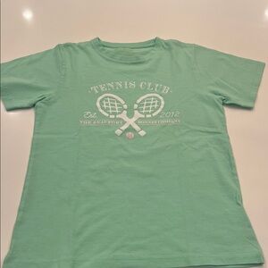 The Beaufort Bonnet Company (TBBC) light green tennis t-shirt size L (8-10)